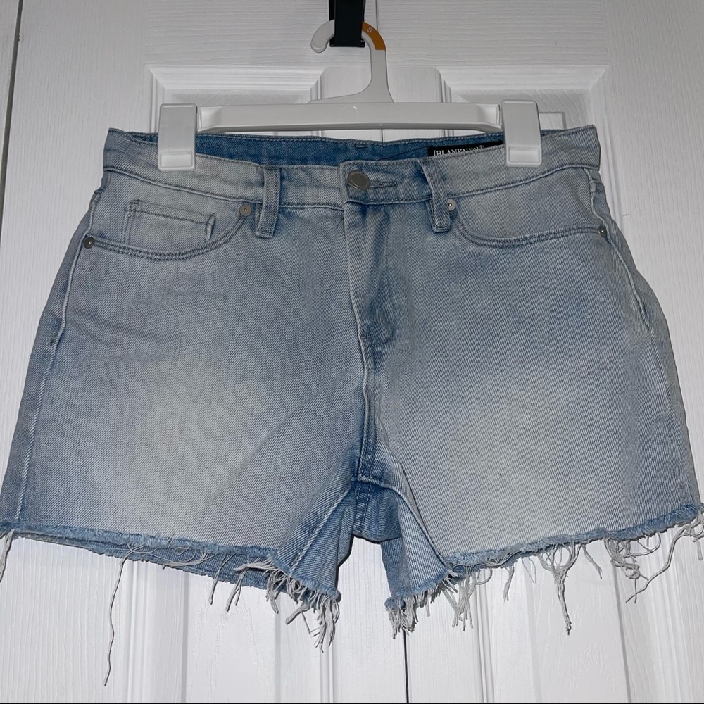 28 Blank NYC “The Fulton” Jean Shorts with Fray Bottoms